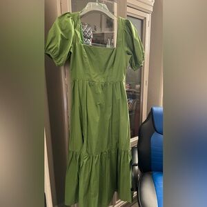 ASTR Green summer dress